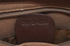 Authentic GUCCI Vintage Shoulder Cross Body Bag Canvas Leather Brown 9643I