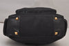 Authentic PRADA Nylon Tessuto Leather Shoulder Hand Bag Purse Black 9644I