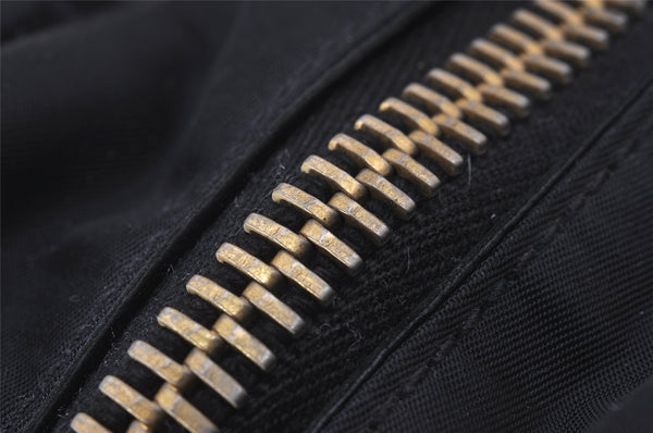 Authentic PRADA Nylon Tessuto Leather Shoulder Hand Bag Purse Black 9644I