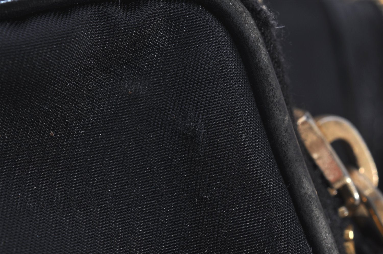 Authentic PRADA Nylon Tessuto Leather Shoulder Hand Bag Purse Black 9644I