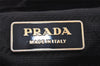 Authentic PRADA Nylon Tessuto Leather Shoulder Hand Bag Purse Black 9644I