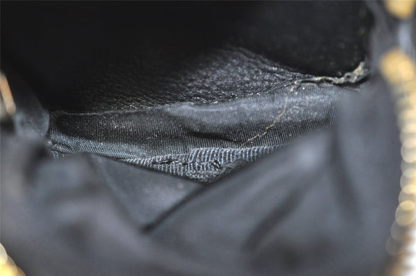 Authentic PRADA Nylon Tessuto Leather Shoulder Hand Bag Purse Black 9644I