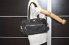 Authentic PRADA Nylon Tessuto Leather Shoulder Hand Bag Purse Black 9644I