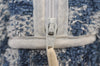 Authentic Christian Dior Trotter No.2 Hand Bag Purse Pile Blue White 9646I