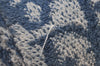 Authentic Christian Dior Trotter No.2 Hand Bag Purse Pile Blue White 9646I