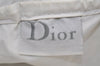 Authentic Christian Dior Trotter No.2 Hand Bag Purse Pile Blue White 9646I