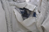Authentic Christian Dior Trotter No.2 Hand Bag Purse Pile Blue White 9646I
