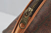 Authentic ETRO Vintage Shoulder Hand Bag Purse PVC Leather Brown Junk 9647I