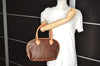 Authentic ETRO Vintage Shoulder Hand Bag Purse PVC Leather Brown Junk 9647I