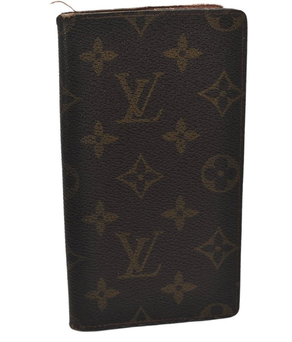Authentic Louis Vuitton Monogram Agenda Poche Planner Cover R20503 LV 9647J