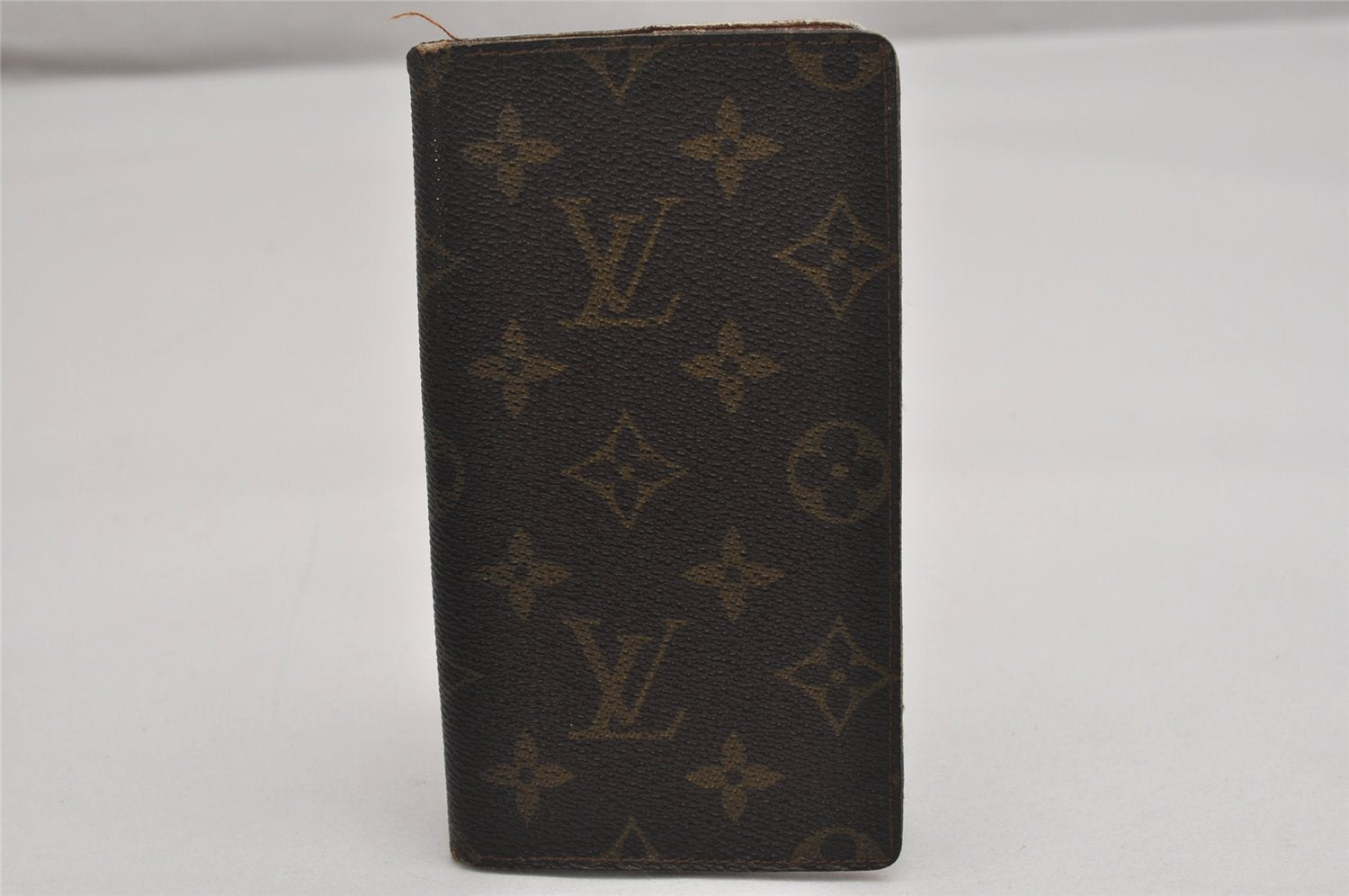 Authentic Louis Vuitton Monogram Agenda Poche Planner Cover R20503 LV 9647J
