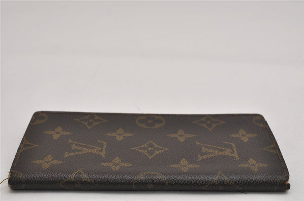 Authentic Louis Vuitton Monogram Agenda Poche Planner Cover R20503 LV 9647J