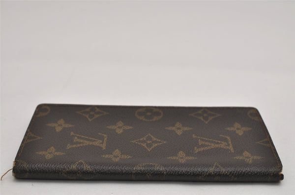 Authentic Louis Vuitton Monogram Agenda Poche Planner Cover R20503 LV 9647J