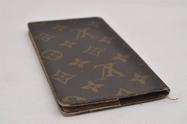 Authentic Louis Vuitton Monogram Agenda Poche Planner Cover R20503 LV 9647J