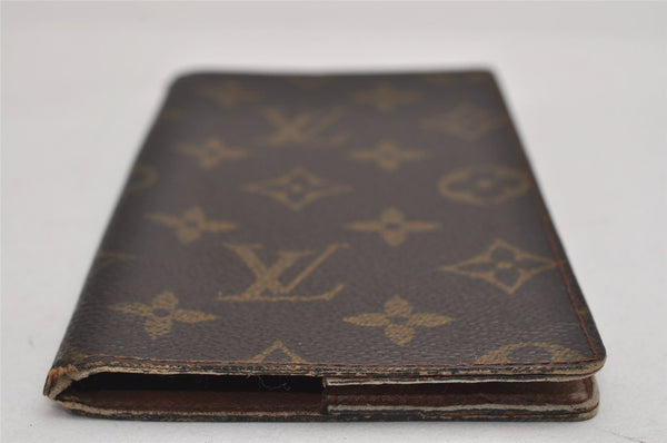 Authentic Louis Vuitton Monogram Agenda Poche Planner Cover R20503 LV 9647J