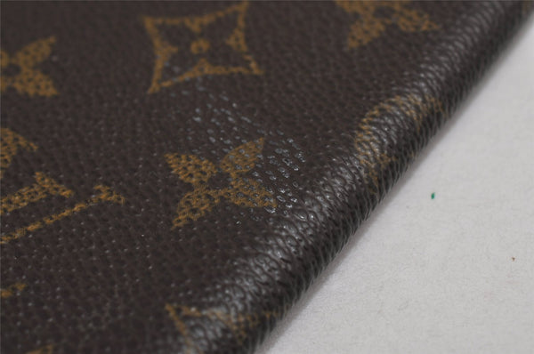 Authentic Louis Vuitton Monogram Agenda Poche Planner Cover R20503 LV 9647J