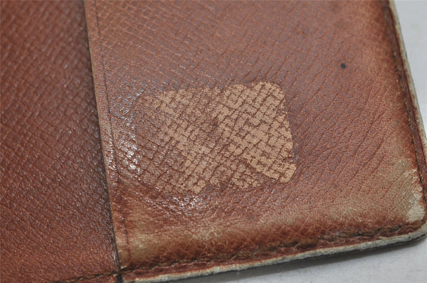 Authentic Louis Vuitton Monogram Agenda Poche Planner Cover R20503 LV 9647J