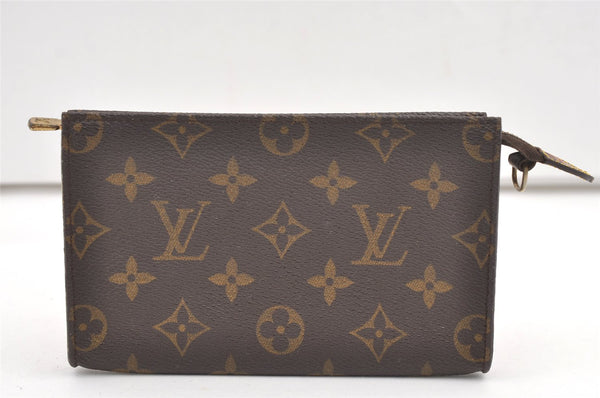 Authentic Louis Vuitton Monogram Pouch For Bucket PM LV 9648J
