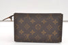 Authentic Louis Vuitton Monogram Pouch For Bucket PM LV 9648J
