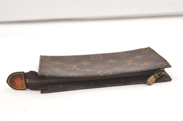 Authentic Louis Vuitton Monogram Pouch For Bucket PM LV 9648J