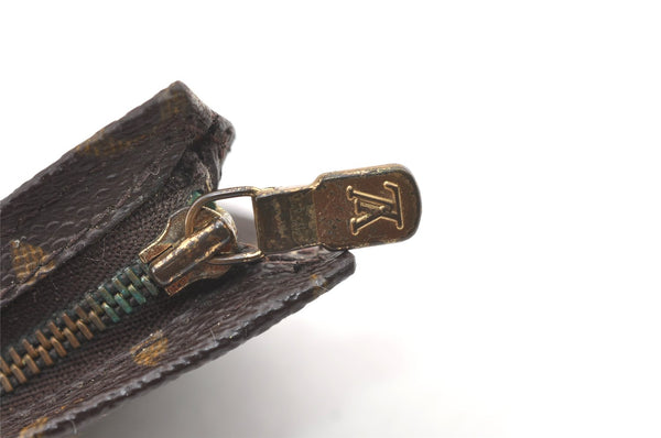 Authentic Louis Vuitton Monogram Pouch For Bucket PM LV 9648J