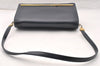 Authentic Christian Dior Vintage Shoulder Bag Purse Leather Black CD 9649I
