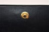 Authentic Christian Dior Vintage Shoulder Bag Purse Leather Black CD 9649I