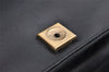 Authentic Christian Dior Vintage Shoulder Bag Purse Leather Black CD 9649I