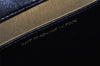 Authentic Christian Dior Vintage Shoulder Bag Purse Leather Black CD 9649I