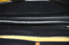 Authentic Christian Dior Vintage Shoulder Bag Purse Leather Black CD 9649I