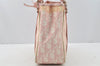 Authentic Christian Dior Trotter Romantic Hand Bag Purse PVC Leather Pink 9650I