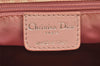 Authentic Christian Dior Trotter Romantic Hand Bag Purse PVC Leather Pink 9650I