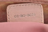 Authentic Christian Dior Trotter Romantic Hand Bag Purse PVC Leather Pink 9650I