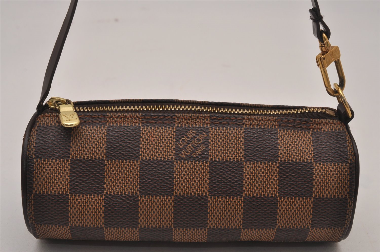 Authentic Louis Vuitton Damier Papillon Pouch Purse LV  9651I