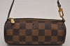 Authentic Louis Vuitton Damier Papillon Pouch Purse LV  9651I