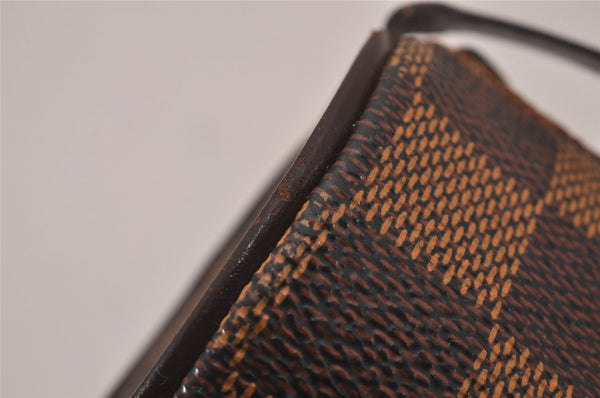 Authentic Louis Vuitton Damier Papillon Pouch Purse LV  9651I