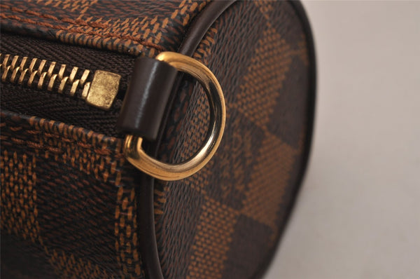 Authentic Louis Vuitton Damier Papillon Pouch Purse LV  9651I