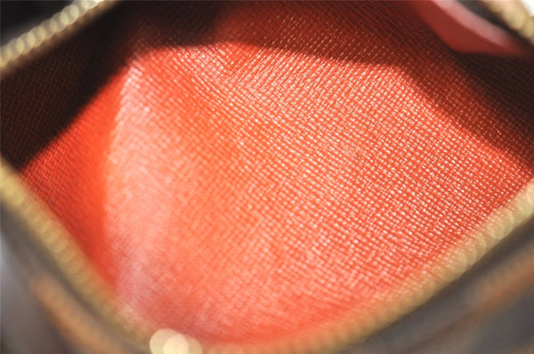 Authentic Louis Vuitton Damier Papillon Pouch Purse LV  9651I