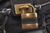 Authentic Chloe Vintage Paddington Leather Shoulder Hand Bag Brown 9653I