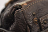 Authentic Chloe Vintage Paddington Leather Shoulder Hand Bag Brown 9653I