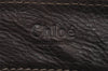 Authentic Chloe Vintage Paddington Leather Shoulder Hand Bag Brown 9653I