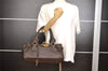 Authentic Chloe Vintage Paddington Leather Shoulder Hand Bag Brown 9653I