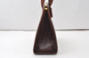 Authentic Salvatore Ferragamo Vara Ribbon Leather 2Way Hand Bag Brown SF 9656I