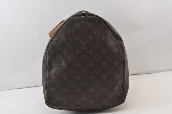 Authentic Louis Vuitton Monogram Keepall 55 Travel Boston Bag M41424 Junk 9656J