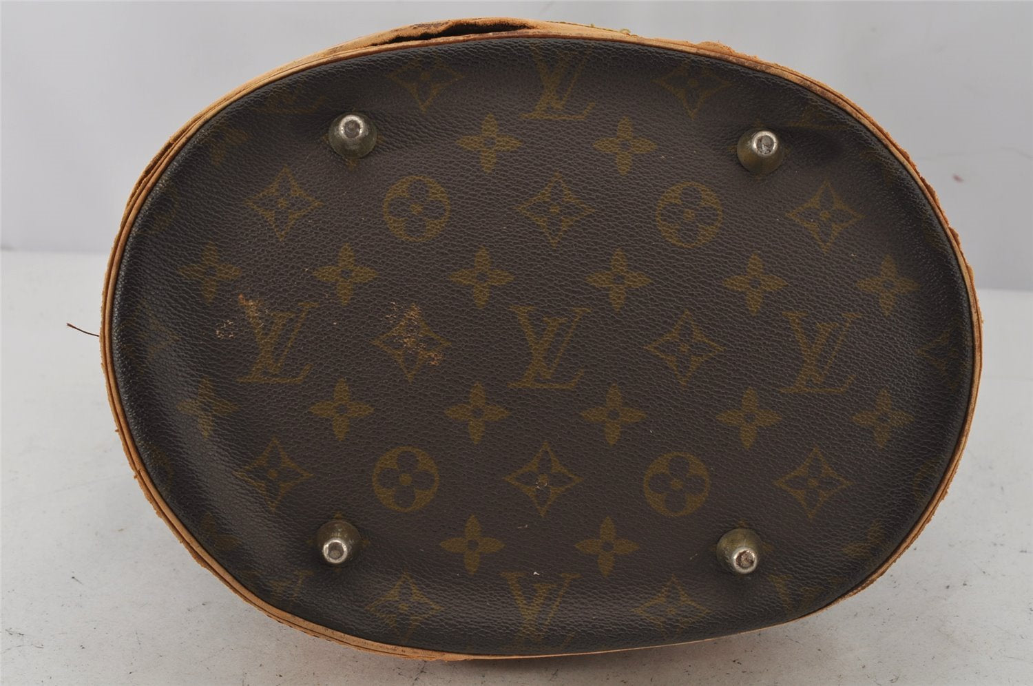 Authentic Louis Vuitton Monogram Bucket GM Shoulder Bag Old Model LV Junk 9657J