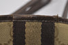 Authentic GUCCI Sherry Line Tote Bag GG Canvas Leather 31243 Beige 9658I