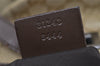 Authentic GUCCI Sherry Line Tote Bag GG Canvas Leather 31243 Beige 9658I