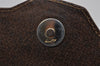 Authentic GUCCI Web Sherry Line Chain Shoulder Cross Bag Leather Brown 9659I