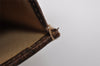 Authentic GUCCI Web Sherry Line Chain Shoulder Cross Bag Leather Brown 9659I