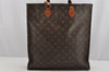 Authentic Louis Vuitton Monogram Sac Plat Hand Tote Bag Old Model LV Junk 9659J